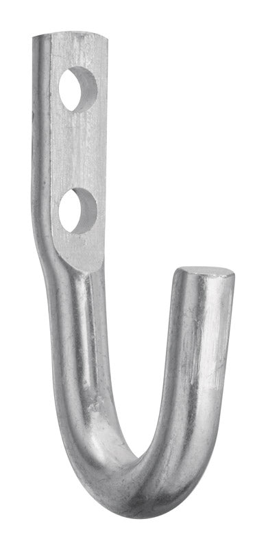 National Hardware Zinc-Plated Silver Steel 2 in. L Rope/Tarp Hook 100 lb 1 pk