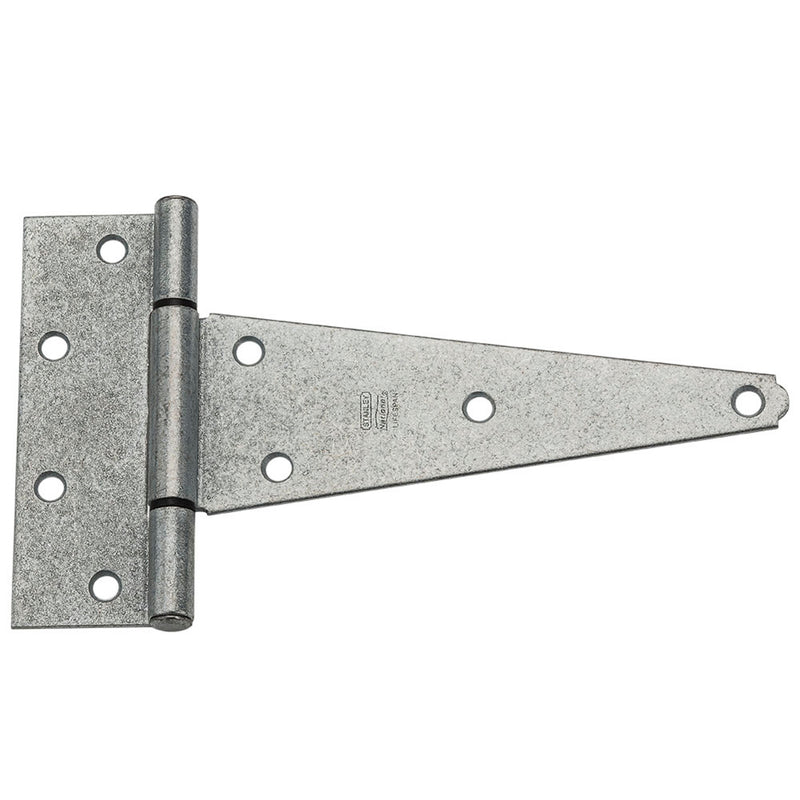 National Hardware 8 in. L Galvanized Extra Heavy Duty T-Hinge 2 pk