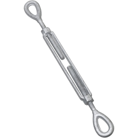 National Hardware 3/8 in. D X 6 in. L Galvanized Steel Eye and Eye Turnbuckle 1 pk
