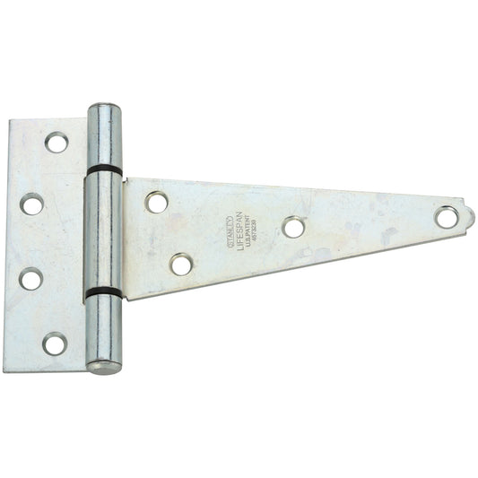 National Hardware 6 in. L Zinc-Plated Extra Heavy Duty T-Hinge 2 pk