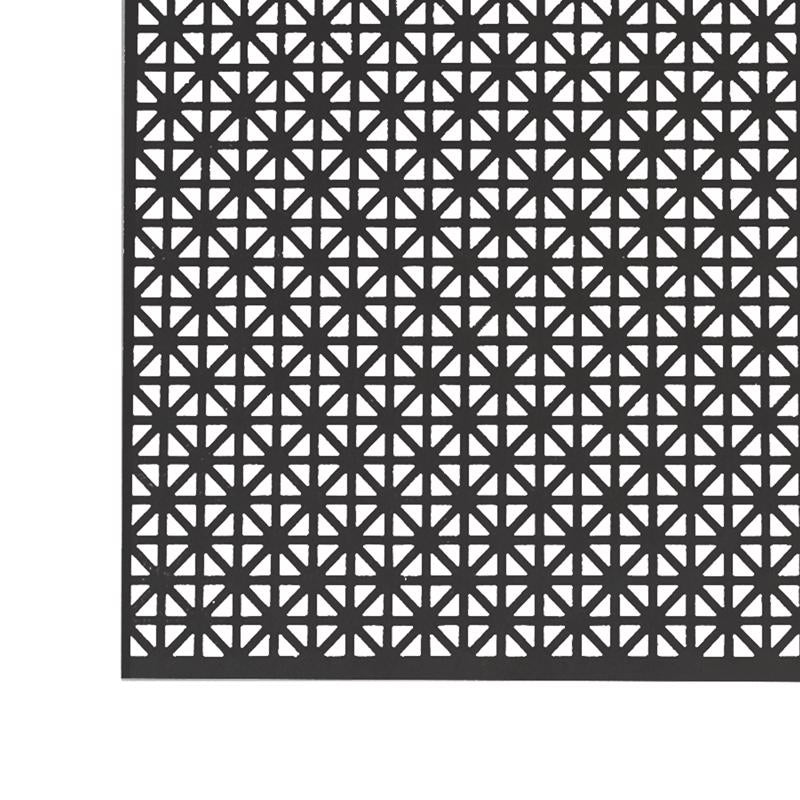 M-D BUILDING PRODUCTS 0.02 in. X 12 in. W X 24 in. L Black Aluminum Union Jack Sheet Metal