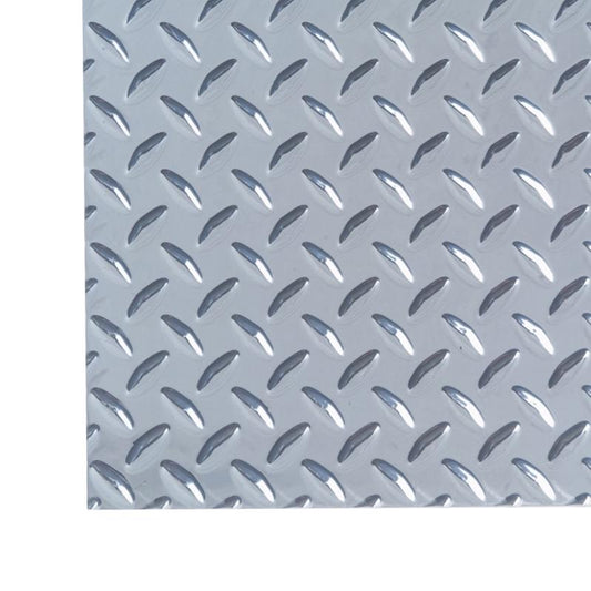 M-D BUILDING PRODUCTS 0.06 in. X 12 in. W X 24 in. L Silver Aluminum Diamond Sheet Metal