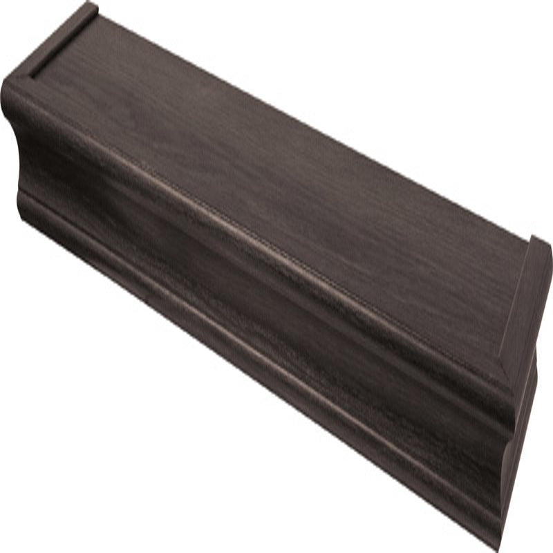 HILLMAN 2 in. H X 24 in. W X 6 in. D Espresso Wood Floating Shelf