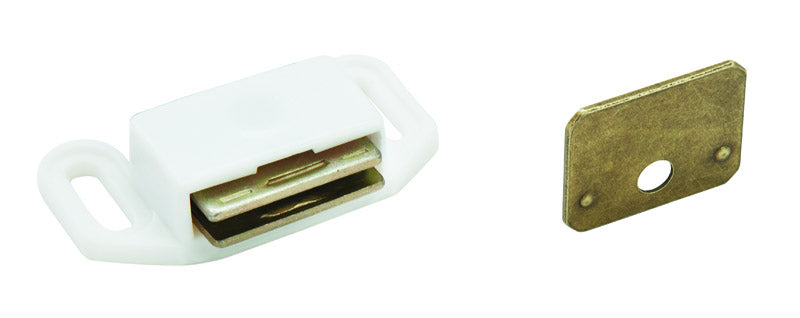 Amerock 0.5 in. H X 1.13 in. W X 2.0 in. D Plastic Magnetic Catch