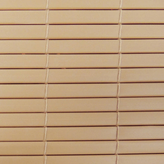 Radiance Vinyl Rollup Shade 120 in. W X 72 in. H Bamboo Cordless