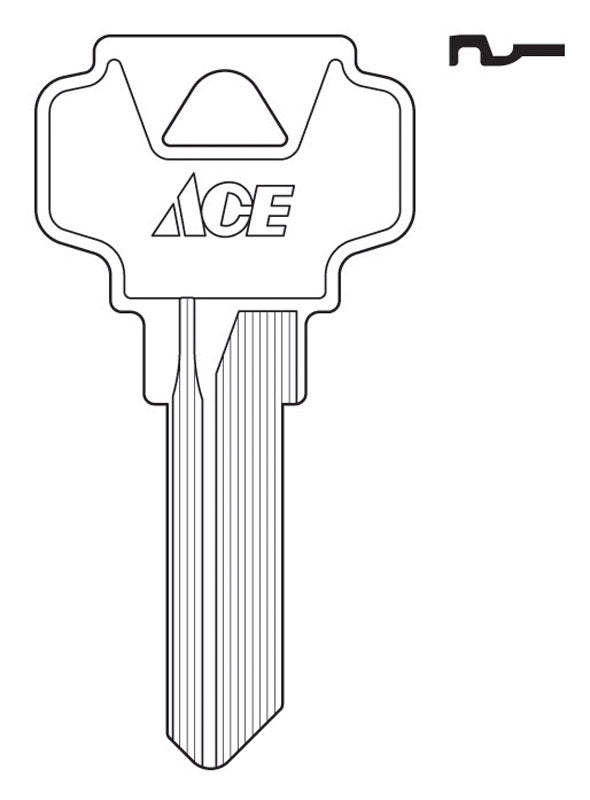 HILLMAN House/Office Key Blank DE6 Single For Dexter Locks