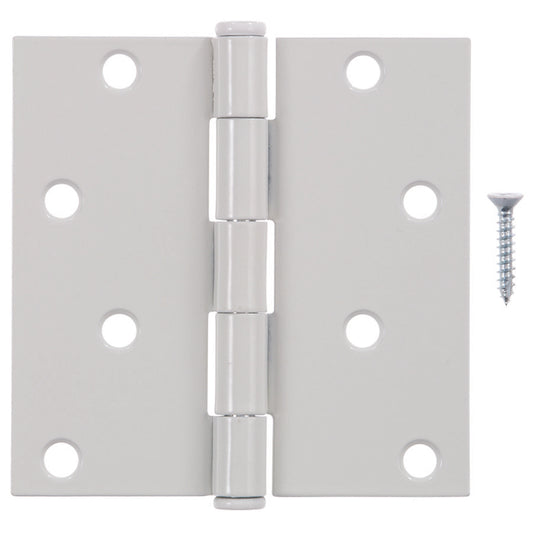 Ace 4 in. L White Residential Door Hinge 1 pk