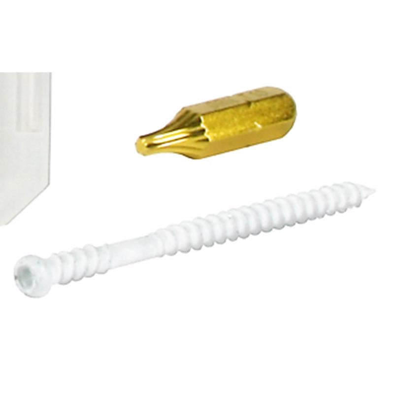 GRK Fasteners No. 8 in. X 2-1/2 in. L Star Trim Head W-Cut Construction Screws