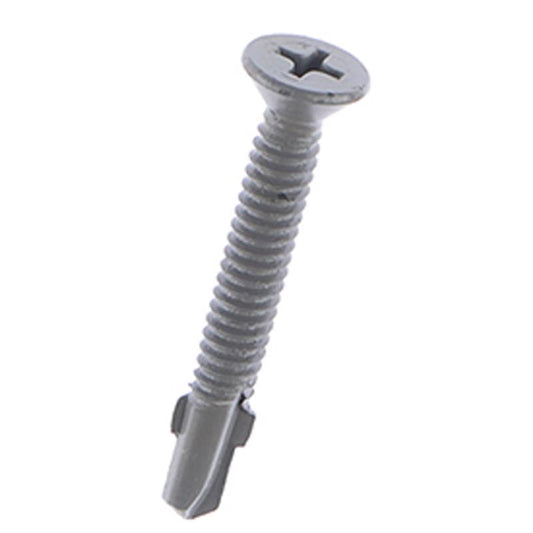 Teks No. 10 in. X 1-7/16 in. L Phillips Flat Head Construction Screws