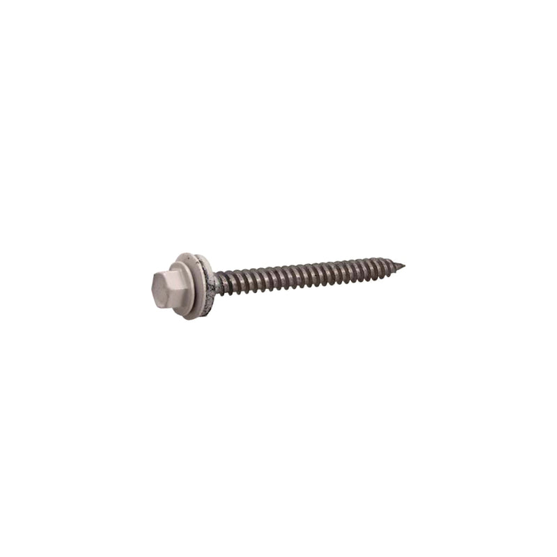 Grip-Rite No. 9 Sizes X 1-1/2 in. L Hex Hex Washer Head Self-Sealing Screws 1 lb
