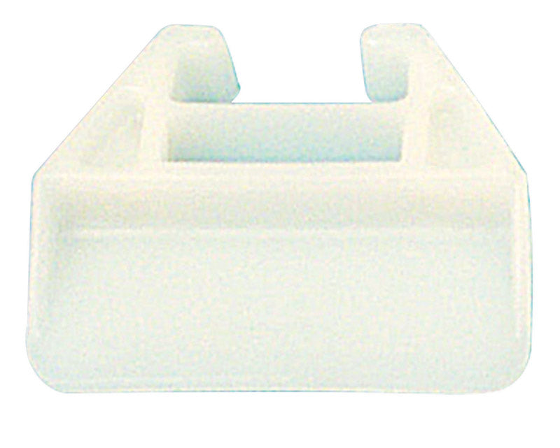 Prime-Line 1-1/8 in. L Polyethylene Center Guide Drawer Track Guide 2 pk