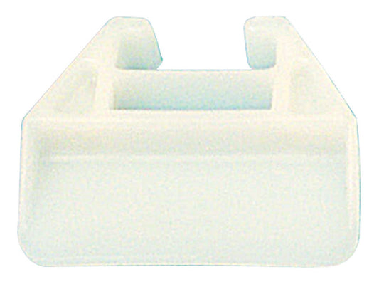 Prime-Line 1-1/8 in. L Polyethylene Center Guide Drawer Track Guide 2 pk