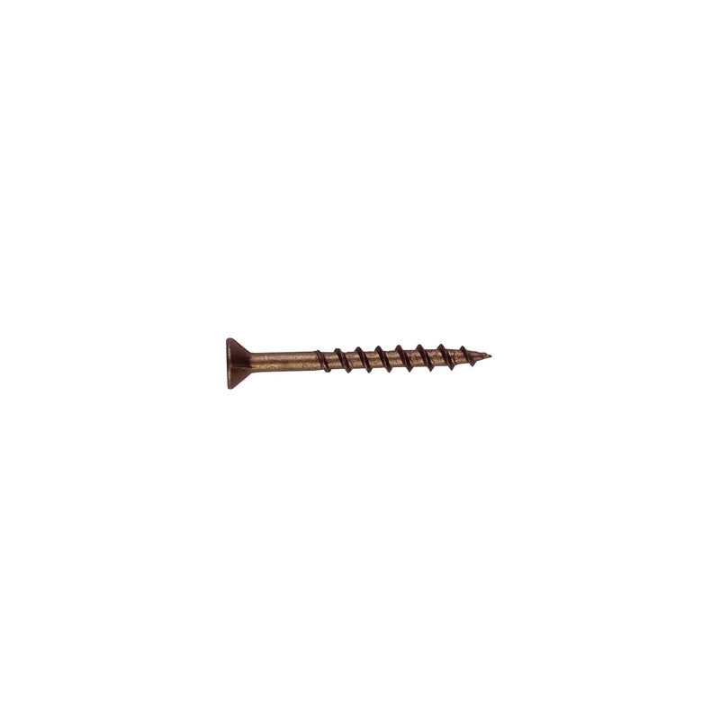 Grip-Rite No. 6 X 2 in. L Phillips Yellow Zinc Coarse Wood Screws 128 pk
