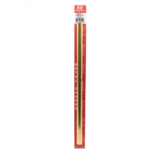 K&S 9/16 in. D X 12 in. L Round Brass Tube 1 pk