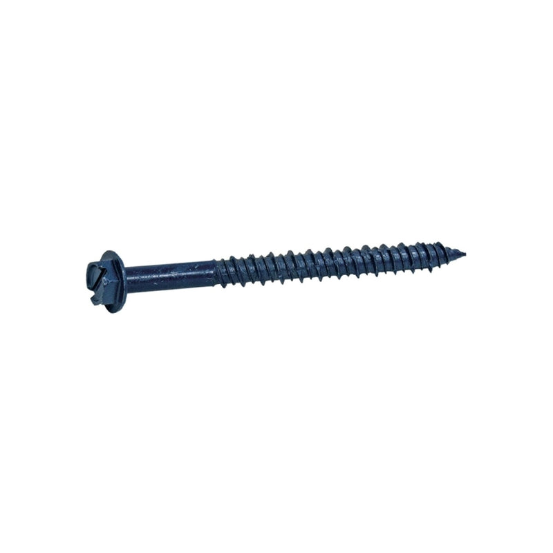 Grip-Rite 3/16 in. wire X 1-3/4 in. L Slotted Hex Washer Head Coarse Concrete Screws