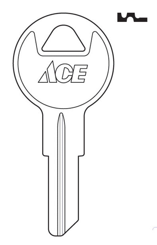 Ace House/Office Key Blank Y13 Single For Yale Locks