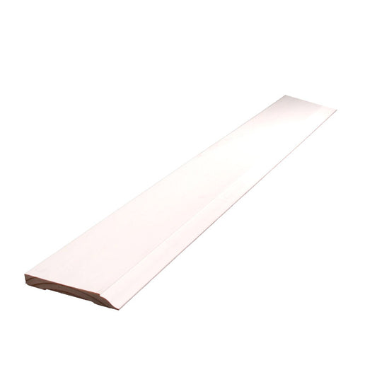 Alexandria Moulding 7/16 in. H X 3-1/4 in. W X 8 ft. L Primed White Pine Molding