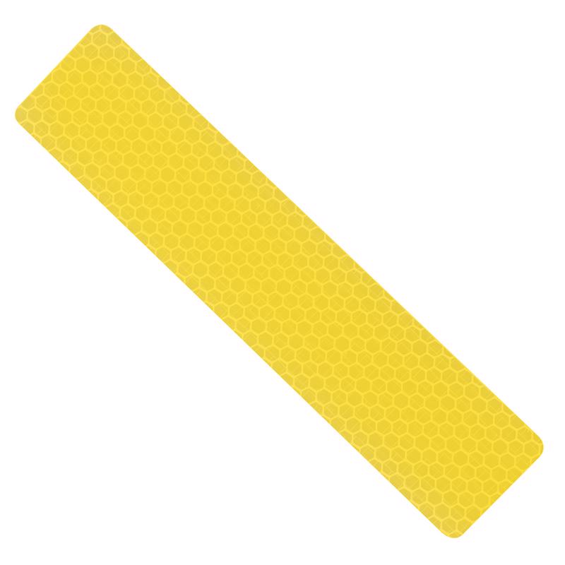 HILLMAN 1.3 in. W X 6 in. L Yellow Reflective Safety Tape 1 pk
