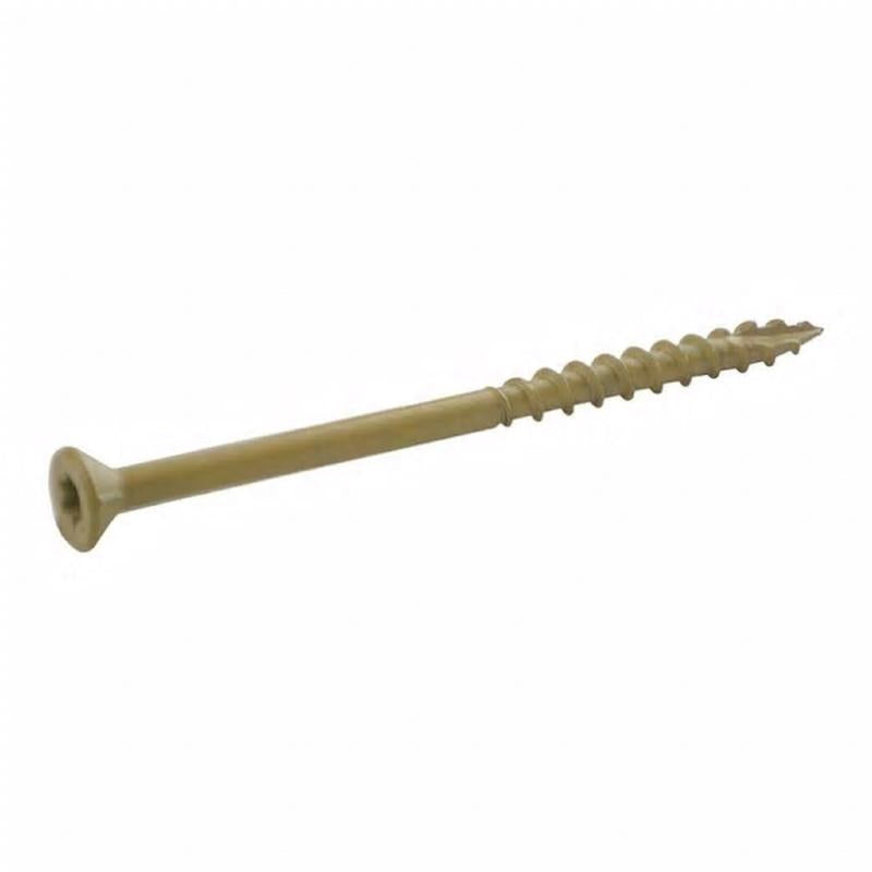 Grip-Rite PrimeGuard Plus No. 9 X 3 in. L Tan Star Bugle Head Deck Screws 5 lb 123 pk