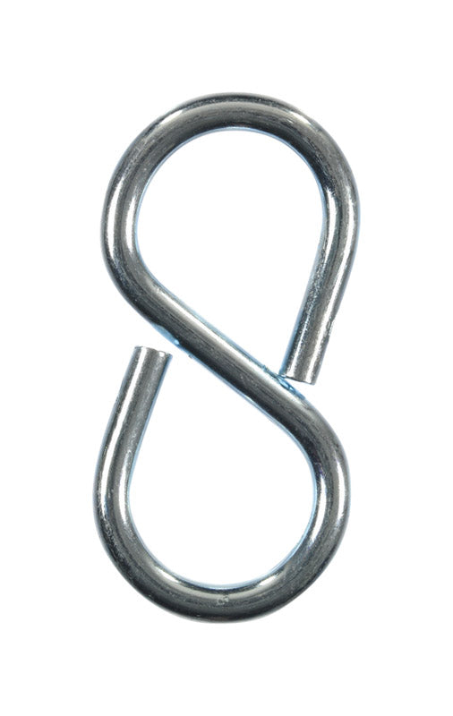 Ace Small Zinc-Plated Silver Steel 1.625 in. L Eight Hook 25 lb 1 pk