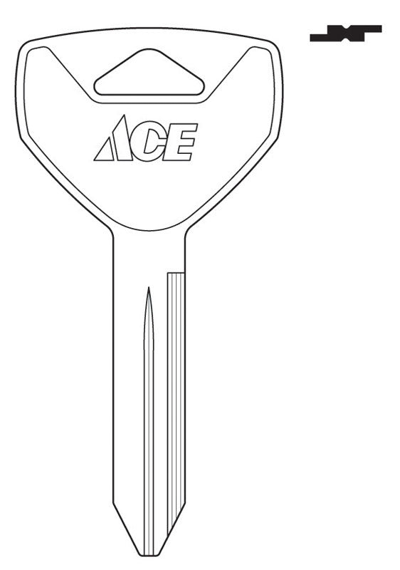 Ace Traditional Key Automotive Key Blank Y157 Double For Chrysler