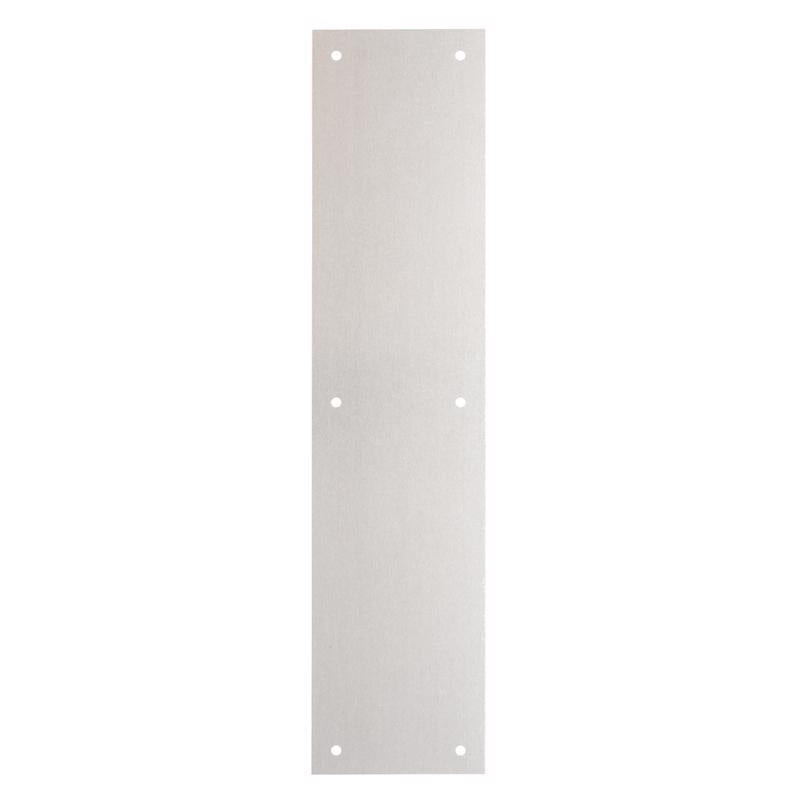 Brinks 15 in. L Satin Aluminum Push Plate