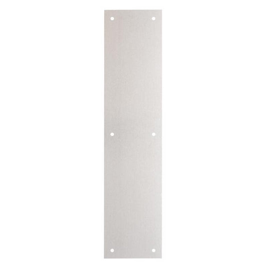 Brinks 15 in. L Satin Aluminum Push Plate