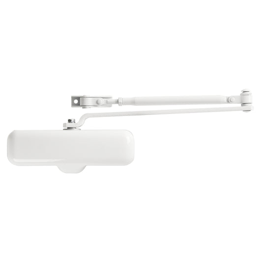 Brinks Residential White Steel Hydraulic Adjustable Door Closer