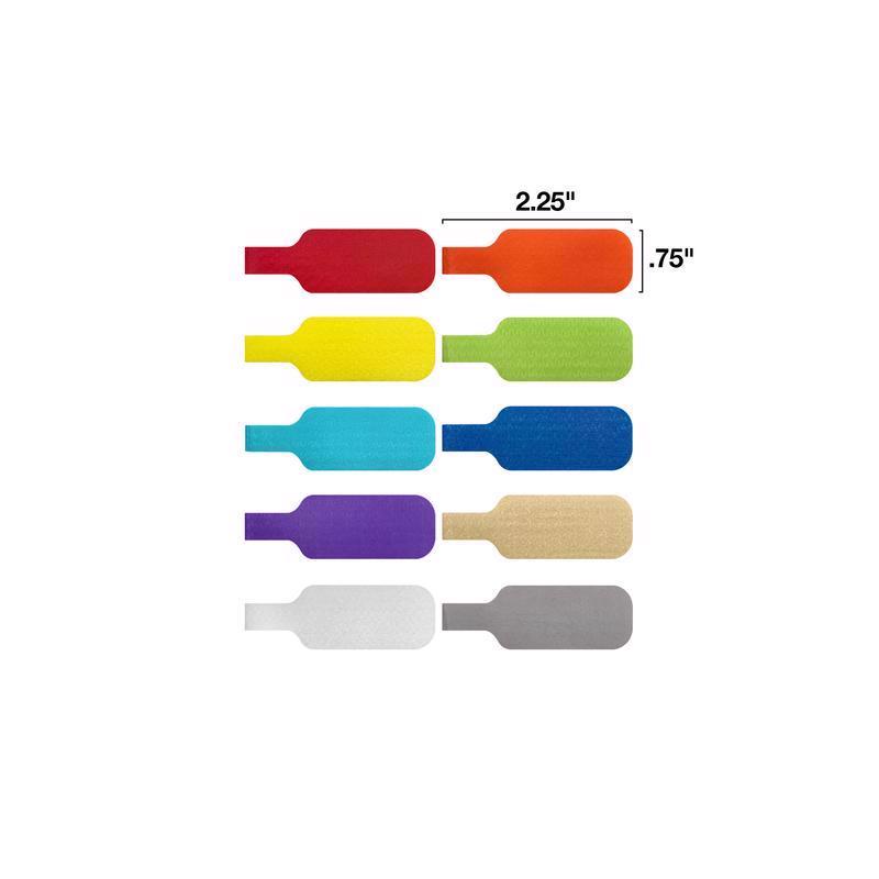 Wrap-It Cable Labels 2.25 in. L Assorted Polypropylene Cable Labels