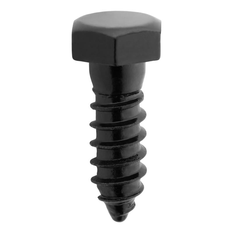 National Hardware 1/2 in. X 1-1/2 in. L Hex Black Steel Lag Screw 1 pk