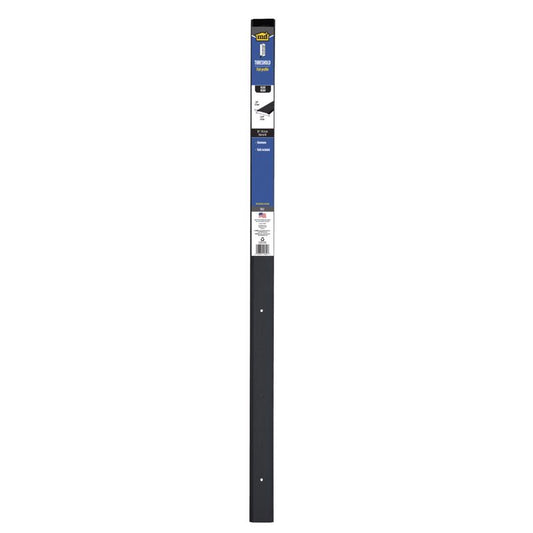 M-D BUILDING PRODUCTS 0.13 in. H X 1.75 in. W X 36 in. L Aluminum Flat Top Threshold Black