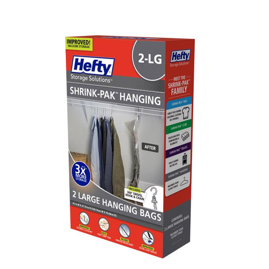 Hefty Shrink-Pak Clear Vaccum Storage Bag