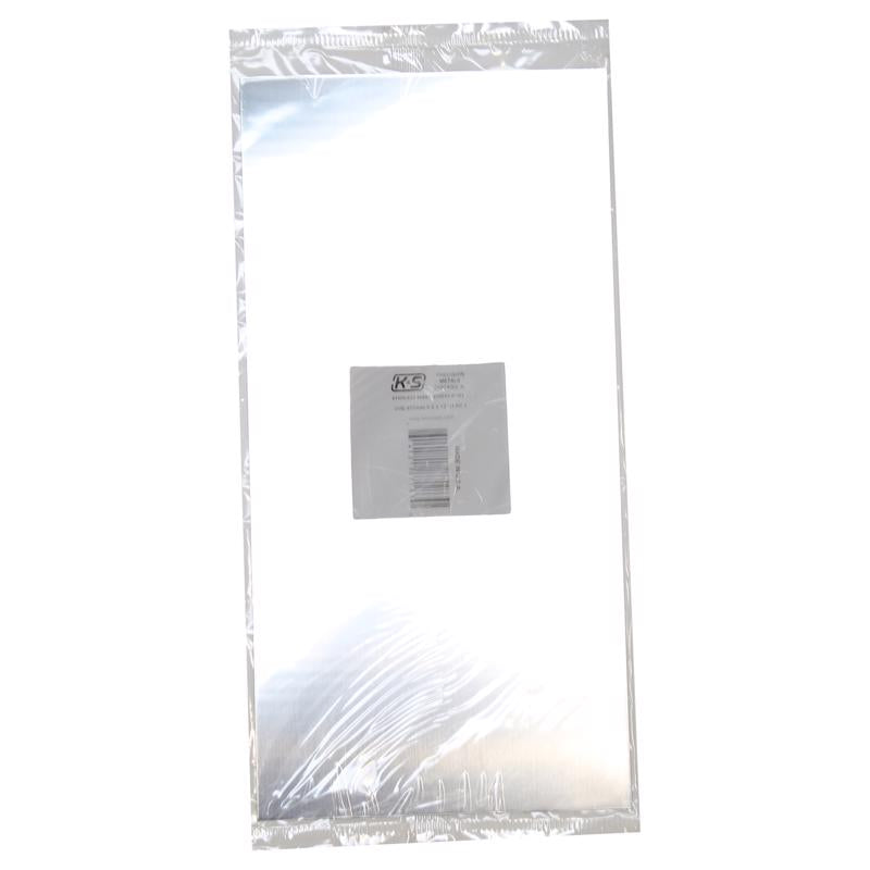 K&S 12 in. L X 6 in. W Stainless Steel Sheet
