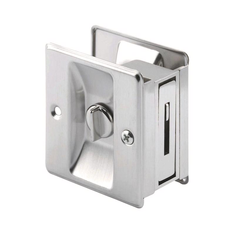 Ace 2.5 in. L Satin Nickel Silver Brass Pocket Door Pull