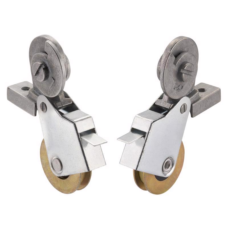 Ace Silver Plastic/Steel Roller Assembly 2 pc