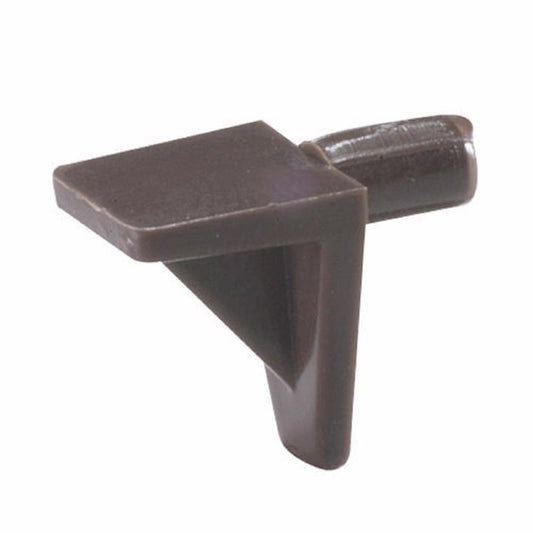Onward 0.6 in. H X 0.39 in. W X .39 in. D Brown Plastic Shelf Clips
