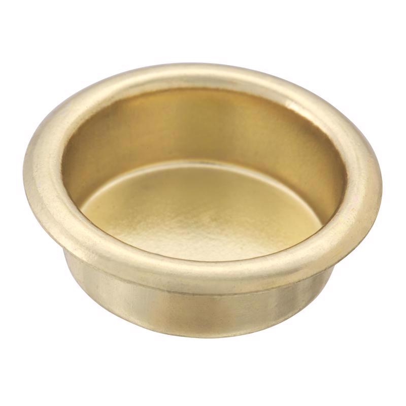 Ace .75 in. L Brass-Plated Steel Flush Mortise Finger Pull