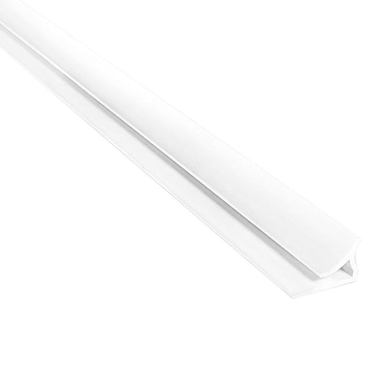 Palram Palclad Pro 0.75 in. H X 0.5 in. W X 96 in. L Prefinished White PVC Inside Corner Molding