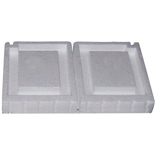 Frost King 5.5 in. H X 7.75 in. W White Polystyrene Foundation Vent