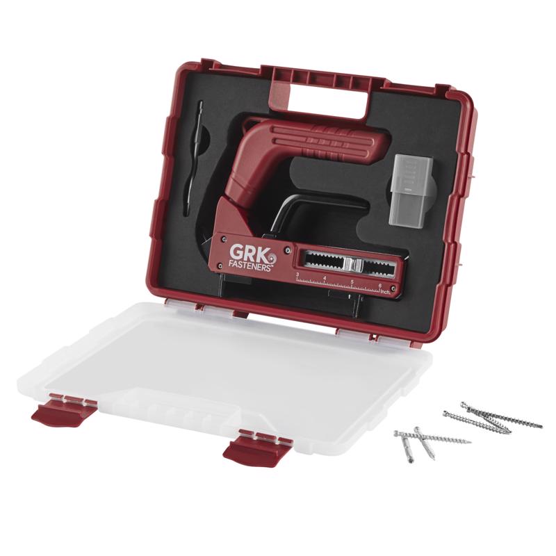 GRK Fasteners AnglePro No. 0 in. X 9.3 in. L Red Star Bugle Head Hidden Deck Fastener 1 pk