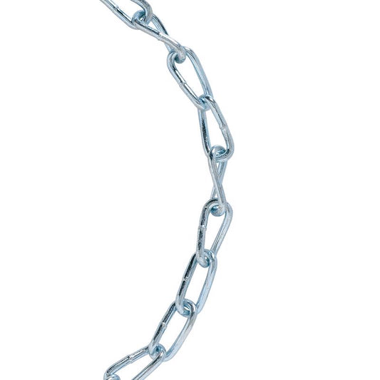 Koch Industries 1/0 in. Twist Link Steel Coil Chain 0.177 in. D X 20 ft. L