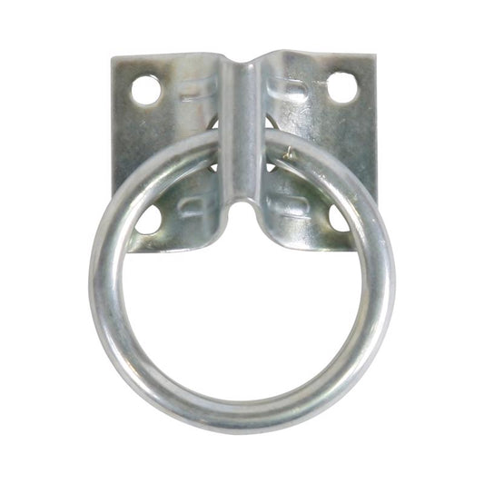 Koch Industries Large Zinc-Plated Silver Steel 2 in. L Hitching Ring 1 pk