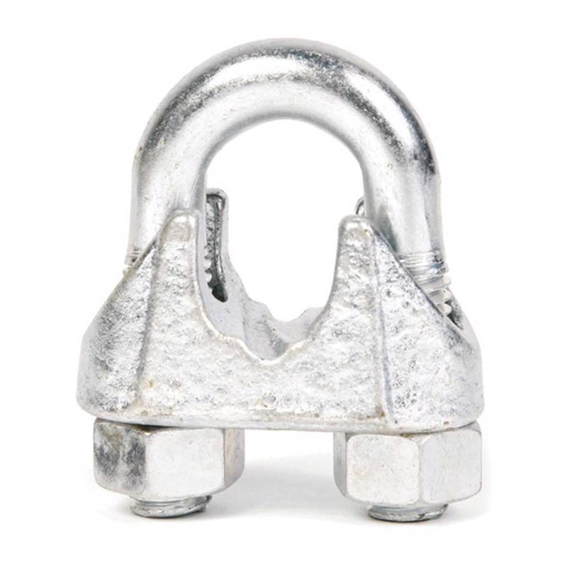 Koch Industries Zinc-Plated Forged Steel Wire Rope Clip 1/4 in. L