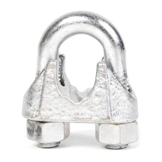 Koch Industries Zinc-Plated Forged Steel Wire Rope Clip 1/4 in. L