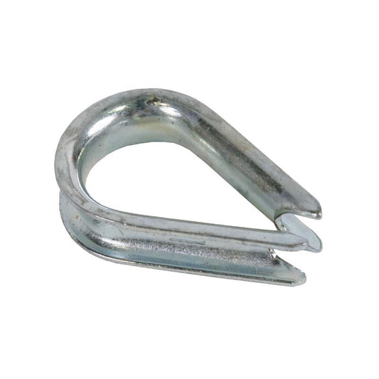 Koch Industries Zinc-Plated Galvanized Steel 3/16 in. D Wire Rope Clips and Thimble