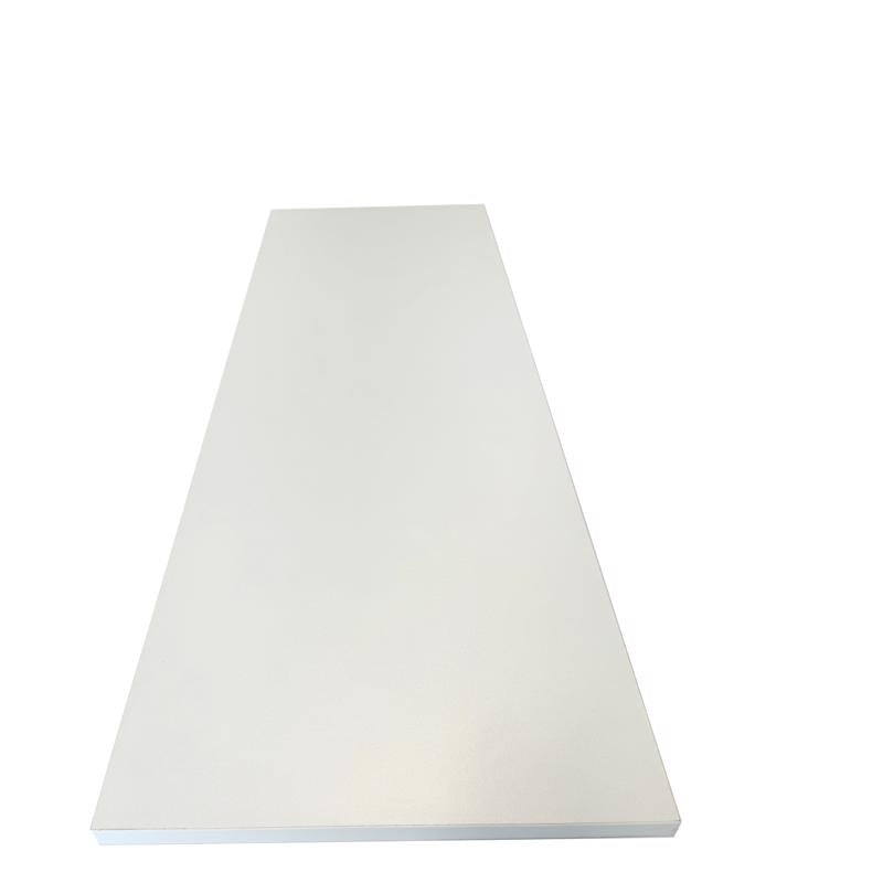 NB 0.63 in. H X 10 in. W X 23.6 in. D White Wood Shelf Board