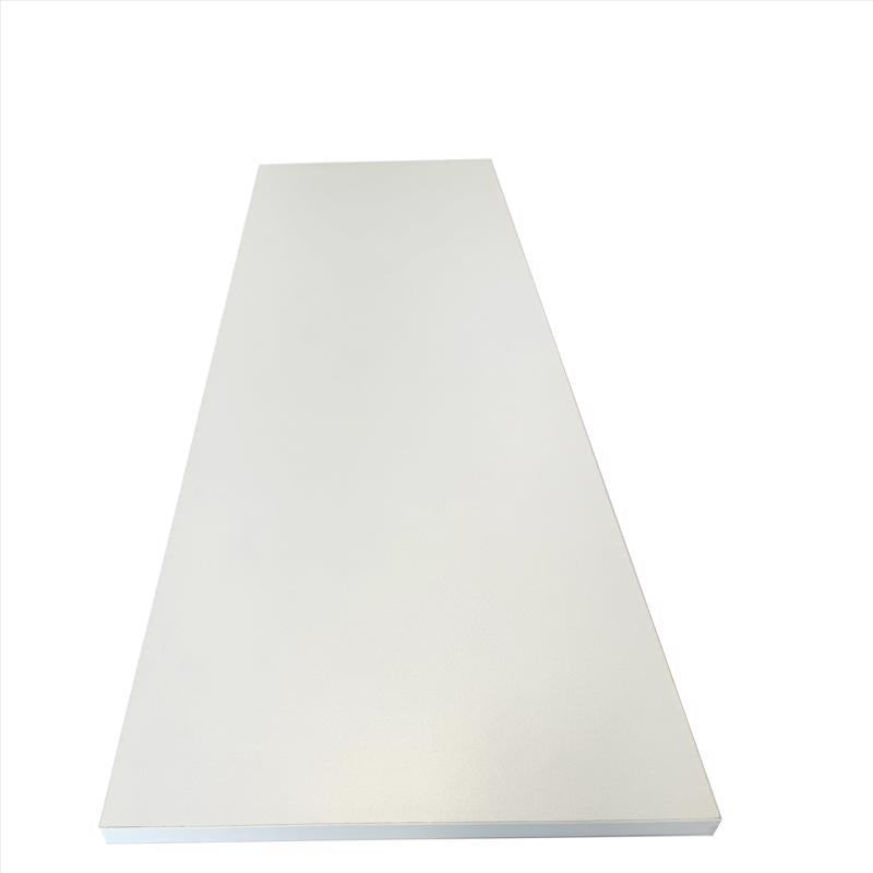 NB 0.63 in. H X 11.8 in. W X 23.6 in. D White Wood Shelf Board