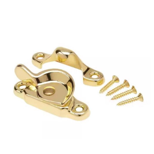 Ace Brass-Plated Gold Die-Cast Zinc Sash Lock 1 pk