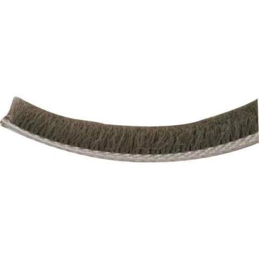 Ace Gray Synthetic Fiber Weatherstrip For Doors and Windows 18 ft. L X 0.25 in.