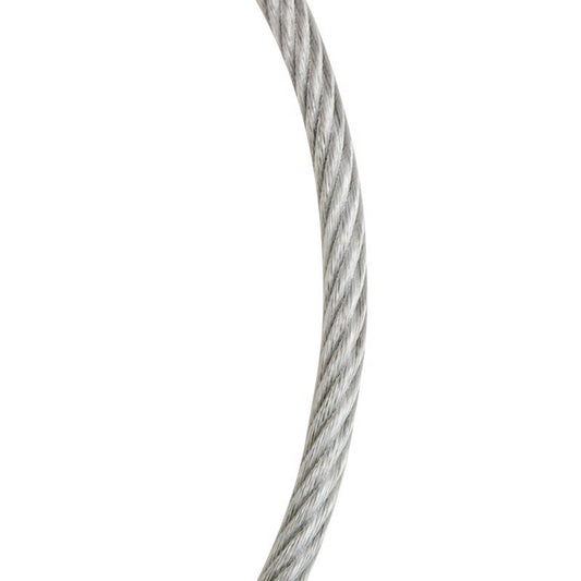 Koch Industries 3/16-1/4 in. D X 20 ft. L Galvanized Clear Vinyl Coated Wire Rope Cable